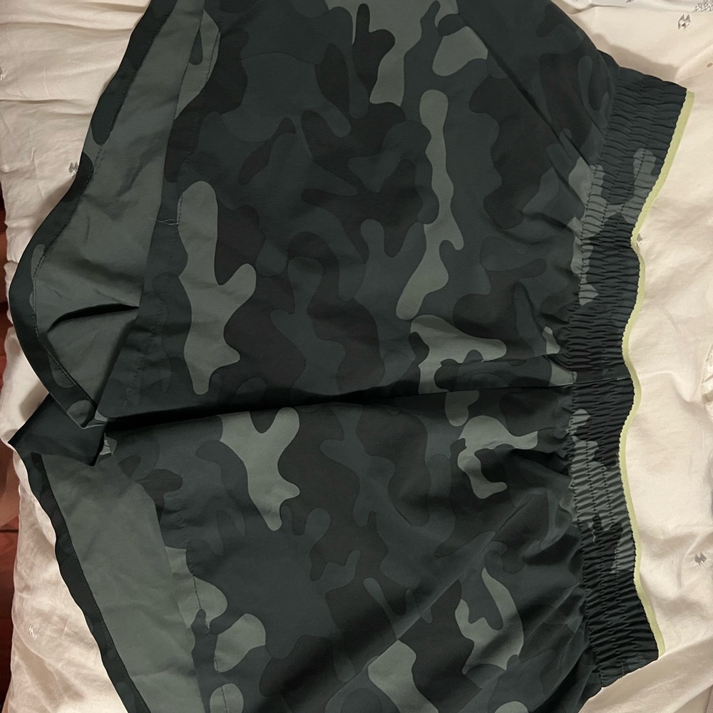 Green camo GAP athletic shorts